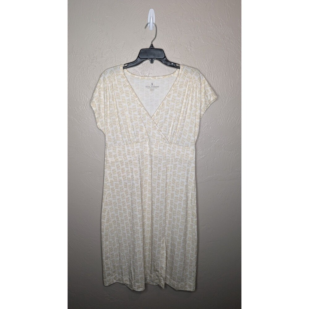Royal Robbins Womens Large Standard Fit Essential Tencel Dash Dress Zip Pocket